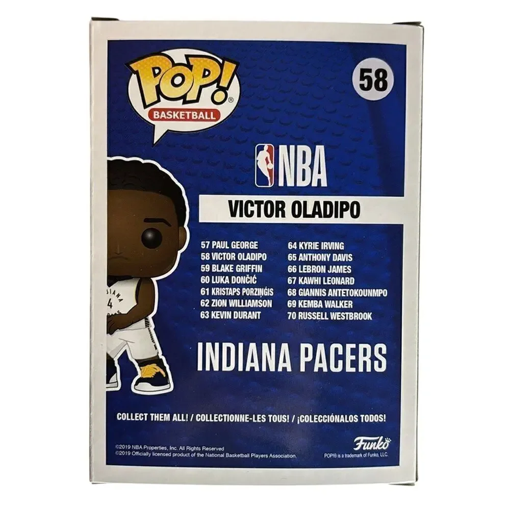Funko Pop Basketball Victor Oladipo #58 Indiana Pacers NBA Vinyl Figure